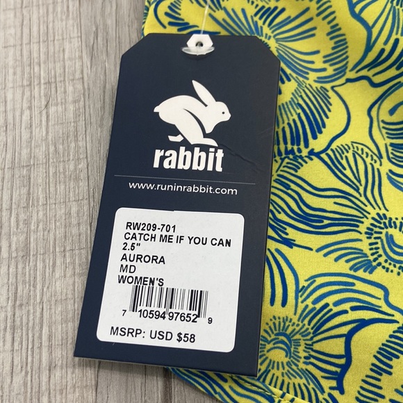 Brand New (with tags) Rabbit Running Shorts | Catch Me If You Can 2.5” - Picture 5 of 5